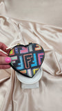 Fendi Zucca Print Multicolor Coin Purse - 1559