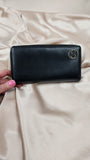 Gucci GG Black Leather Long Zippy Wallet - 18