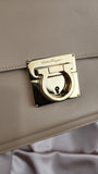 Salvatore Ferragamo Beige Leather 2 way Bag - 1868