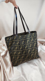 Fendi Zucca Print Canvas Tote Bag - 1864