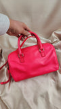 Saint Laurent Baby Neon Pink Boston Bag - 1487