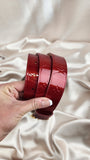 Louis Vuitton Vernis Red Leather Belt size 36/90- 1915