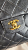 Chanel Matelasse Black Lamb Skin Backpack - 1860