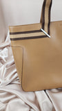 Gucci Beige Leather Sherry Line Hand Bag - 1778