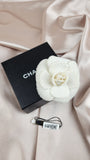 Chanel Camelia Flower Brooch - 1996