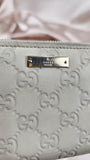 Gucci Cream Leather Long Zippy Wallet - 17