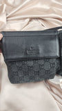 Gucci GG Black Denim Canvas Bumbag - 1309