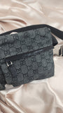 Gucci GG Black Denim Canvas Bumbag - 1309