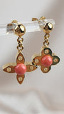 Louis Vuitton 3 Flower Earrings  Set - 1904