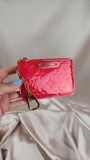 Louis Vuitton Rose Vernis Pochette Cles NM Coin Purse - 1936