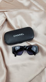 Chanel Black CC Sunglasses - 1930