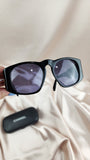 Chanel Black CC Sunglasses - 1930