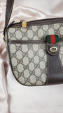 GUCCI GG Supreme Web Sherry Line Shoulder Bag - 1926