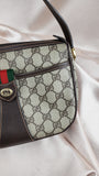 GUCCI GG Supreme Web Sherry Line Shoulder Bag - 1926