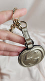 Gucci Metallic Leather Key Ring - 1937