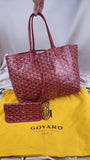 Goyard Dark Red Saint Louis PM with Pouch - 2096