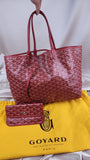 Goyard Dark Red Saint Louis PM with Pouch - 2096