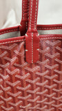 Goyard Dark Red Saint Louis PM with Pouch - 2096