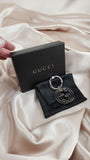 Gucci GG Black and Silver Key Charm - 2104