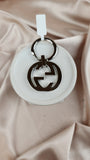 Gucci GG Black and Silver Key Charm - 2104