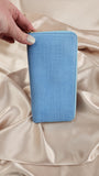 Loewe Blue Leather Long Zippy Wallet - 2106