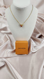 Louis Vuitton Red and Orange Essential V Strass Necklace - 2111