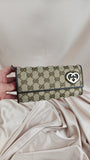 Gucci GG Beige Canvas Long Wallet - 65