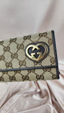 Gucci GG Beige Canvas Long Wallet - 65