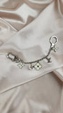 Louis Vuitton Bijoux Fleur De Epi Silver Bag Charm - 2149