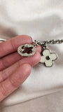 Louis Vuitton Bijoux Fleur De Epi Silver Bag Charm - 2149