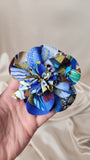Hermes Flora Multicolor Silk Corsage Brooch - 1982
