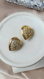 Christian Dior Brooch and heart earrings set - 0786