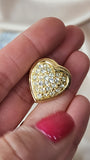 Christian Dior Brooch and heart earrings set - 0786