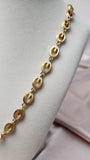 Givenchy G Logo Gold Tone Chain Necklace - 2128
