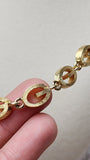 Givenchy G Logo Gold Tone Chain Necklace - 2128