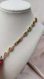 Givenchy G Logo Gold Tone Chain Necklace - 2128