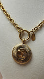 Chanel Vintage 24 Karat Gold Plated Necklace - 1945