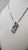 Christian Dior trotter print black and silver necklace - 0750