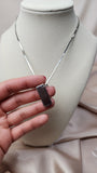 Christian Dior trotter print black and silver necklace - 0750