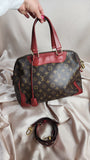 Louis Vuitton Monogram Retiro with Red Leather Trim - 2157
