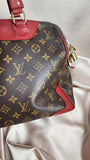 Louis Vuitton Monogram Retiro with Red Leather Trim - 2157
