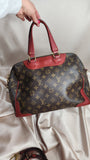 Louis Vuitton Monogram Retiro with Red Leather Trim - 2157