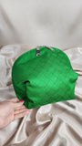 Bottega Veneta Green Canvas Cosmetic Pouch - 0734
