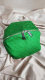 Bottega Veneta Green Canvas Cosmetic Pouch - 0734