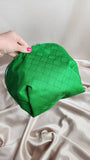Bottega Veneta Green Canvas Cosmetic Pouch - 0734