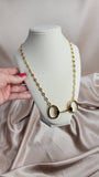 Gucci Horsebit Repurposed Necklace - 0744