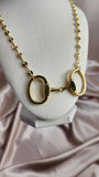 Gucci Horsebit Repurposed Necklace - 0744