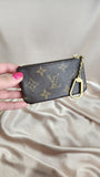 Louis Vuitton Monogram Pochette Cles Coin Purse - 1744