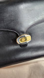 Gucci Black and Gold Shoulder Bag - 0938