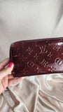Louis Vuitton Monogram Vernis Burgandy Zippy Wallet - 58
